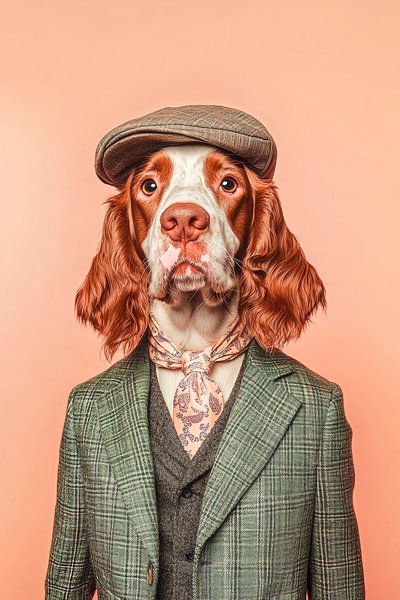 Irish Red Setter by Poster Art Shop