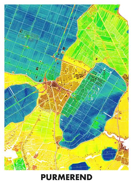 Height map Purmerend by STADSKAART