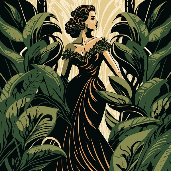 Elegant woman by Liv ter Riet