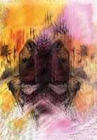 Diffuse self-portrait