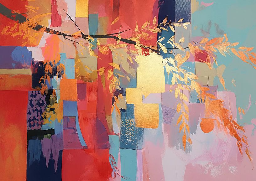 Fleurs abstraites modernes par Peinture Abstraite