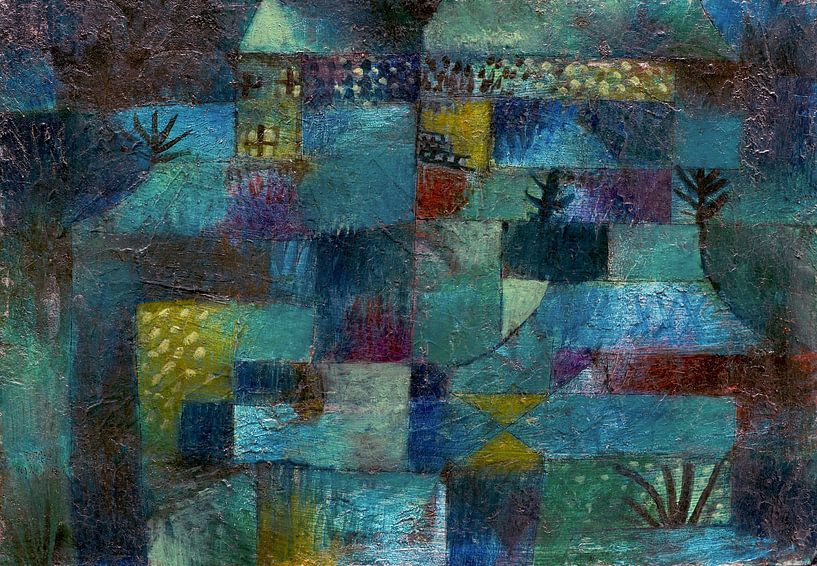 Terrassengarten (1920) Gemälde von Paul Klee. von Studio POPPY