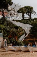Plages et bateaux à Carvoeiro, Algarve