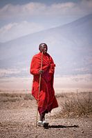 Masai in der Serengeti