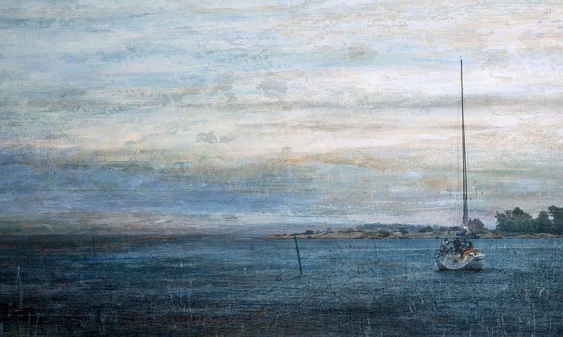 Segeln durch einen gemalten Himmel von Anita Snik-Broeken