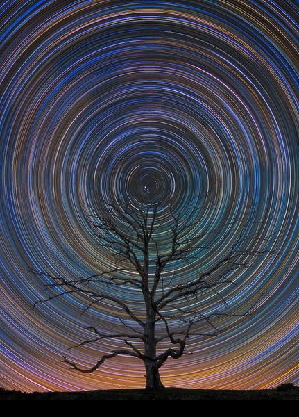 La piste des étoiles colorées sur la Posbank par Sander Grefte