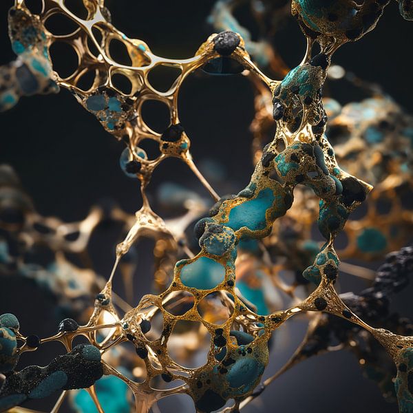 Gilded Currents2 van Olaf Kramer