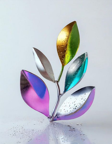 Branche en métal par Uwe Merkel