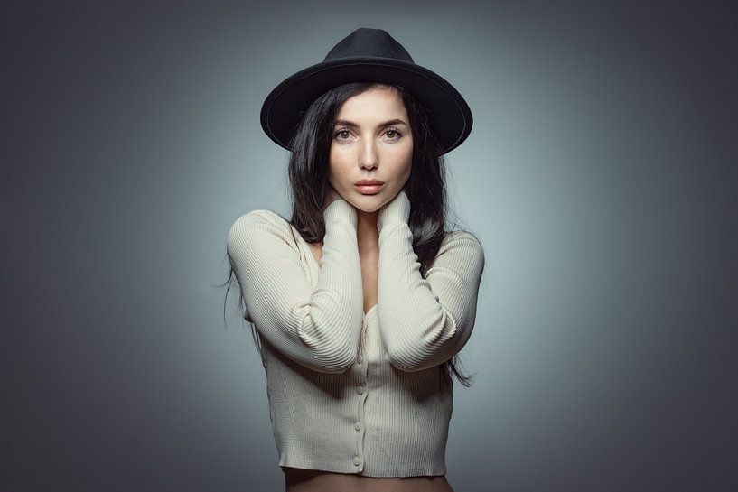 young woman by Frank Peters