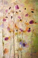 Stilleben mit Bougainvillea.