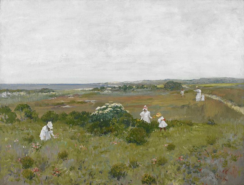 Seaside Flowers, William Merritt Chase by Masterful Masters