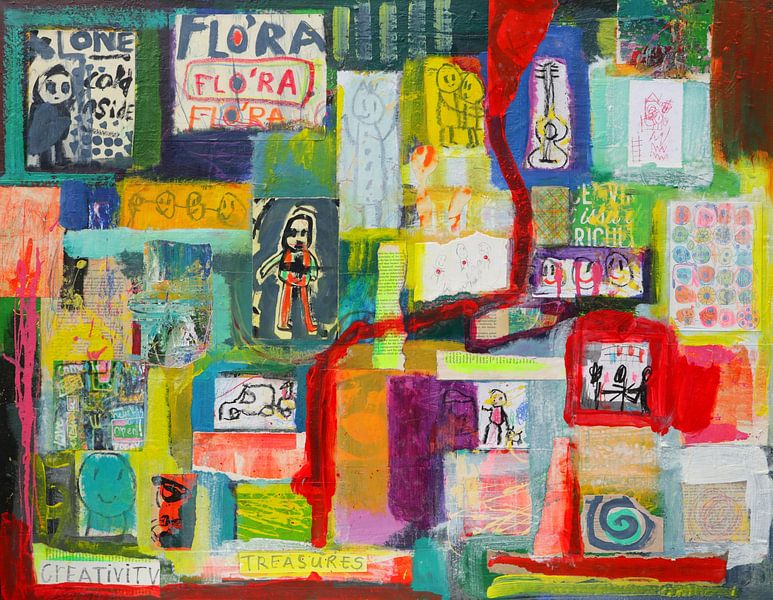 Trauen Sie sich, die rote Linie zu überschreiten? von SpeelseKunst