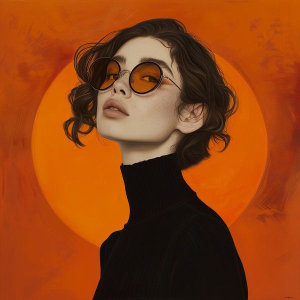 Orange &amp;amp ; noir par Bianca ter Riet