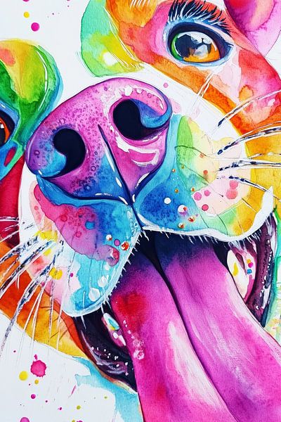 Pop Art Dog by ARTemberaubend