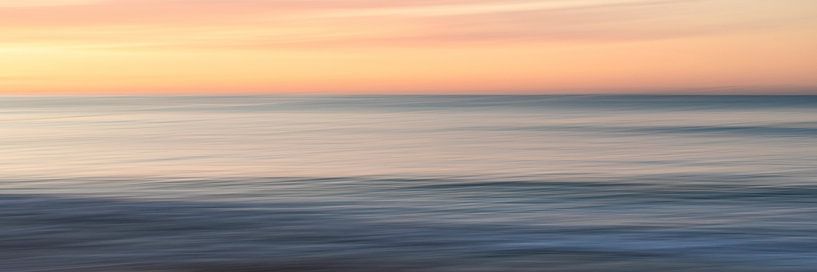 FOTOGRAFIE Panorama zee vervaagd - Côte d'Azur - ICM van Werner Dieterich