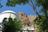 White church at the Caminito del Rey