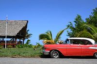 Chevy bij het strand