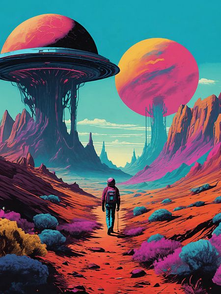 Space Walk by Vic Bomers