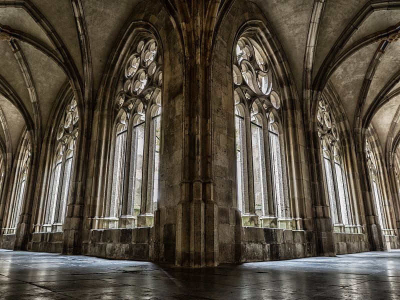 Klostersaal Kathedrale (Farbe) von Lex Schulte