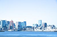 Rotterdam - Willemsbrug en omgeving - in blauwe tinten