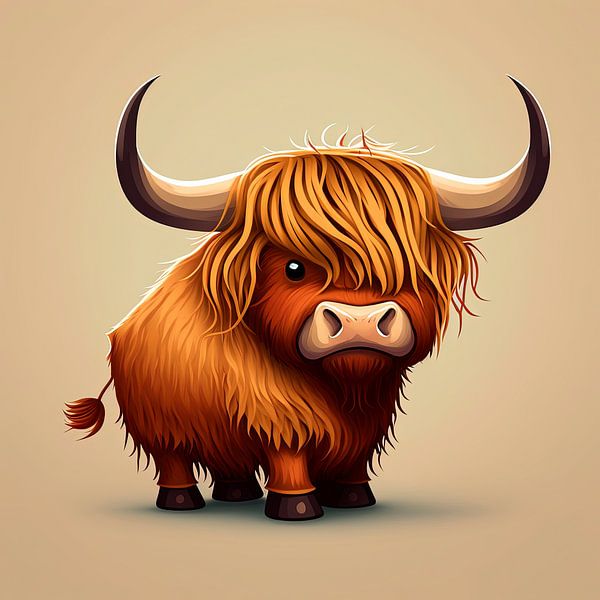 Karikatur eines schottischen Highlanders von Harvey Hicks