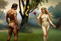 La chute de l'homme (90x60cm)