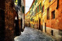 Rue colorée en Italie (peinture)