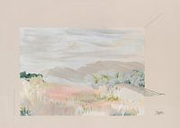 Soft Breeze' | Abstract landscape in quiet, warm colors