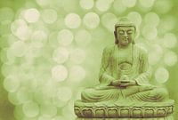 buddha light green