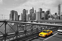 Manhattan (New York City) panorama - Yellow Cab