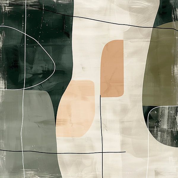 L'harmonie dans l'abstraction" par Whale & Sons