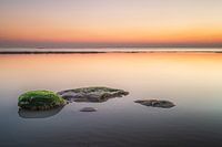 Zonsondergang aan de Opaalkust