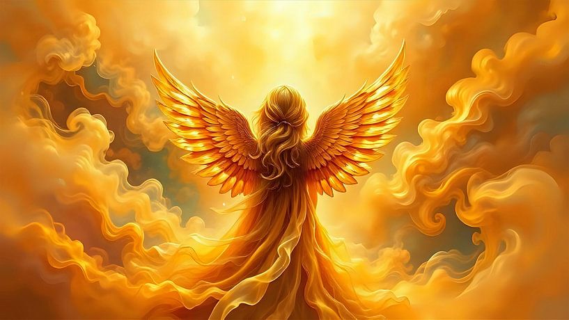 Himmlische Lichtgestalt von Jean Pierre