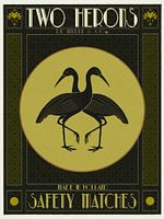 Allumettes de sûreté Two Herons Made in Holland