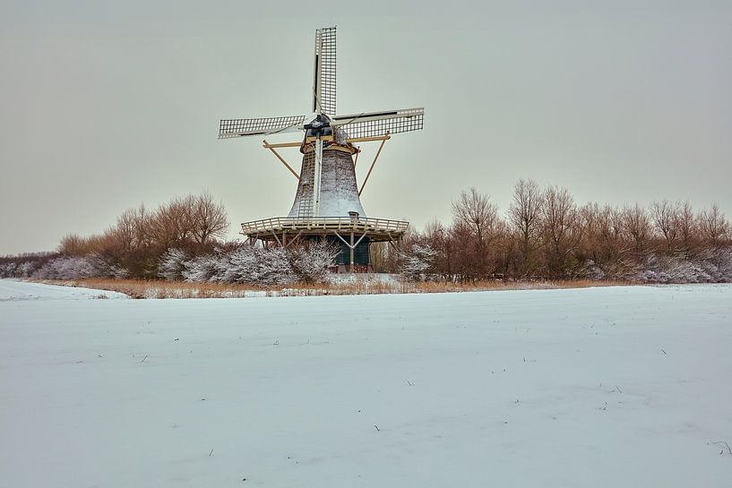 moulin de hoop en hiver par eric van der eijkj