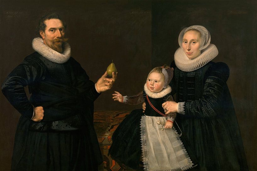 Portrait of a Family, Cornelis van der Voort by Masterful Masters