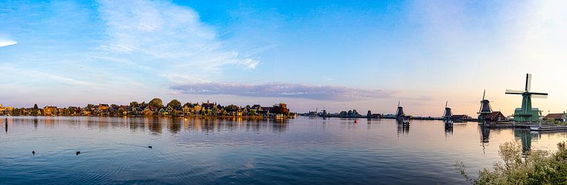 Zaandam et le Zaanse Schans, photo panoramique par Gert Hilbink