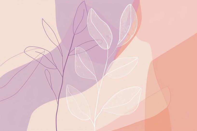 Line Art abstrait par Poster Art Shop