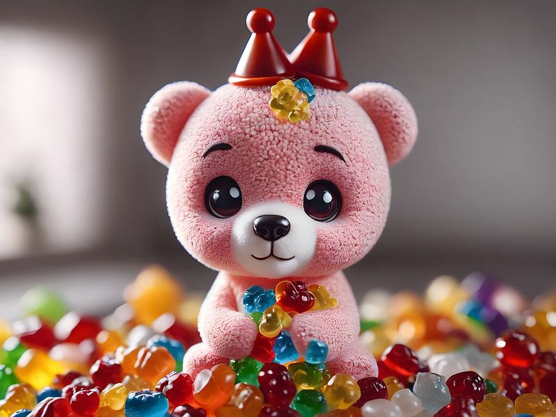 Le paradis des bonbons de Teddy par Bart Veeken
