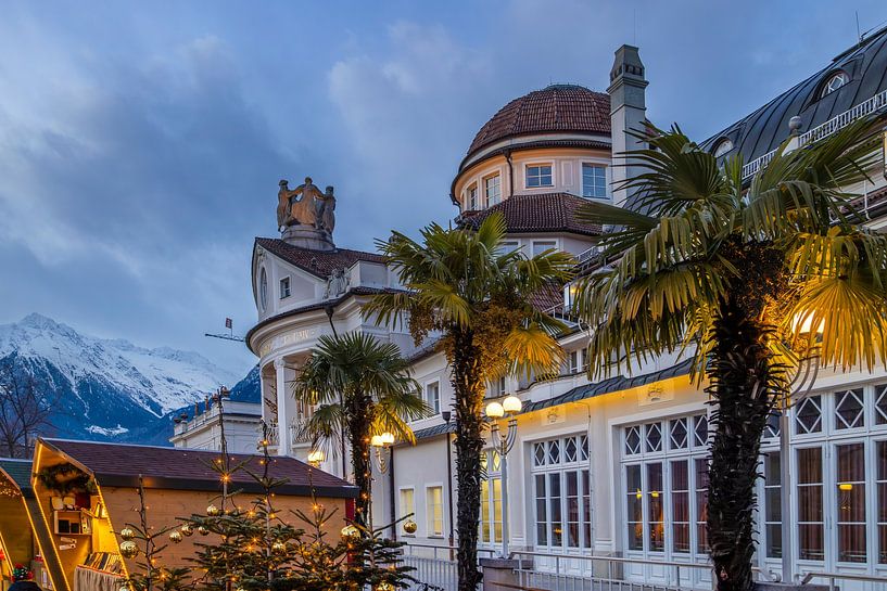 Kurhaus of Merano during the Christmas season by Melanie Viola
