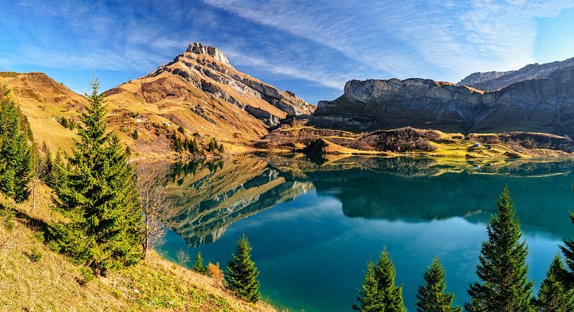 Autumn at Lac de Roselend, French Alps by Achim Thomae Photography
