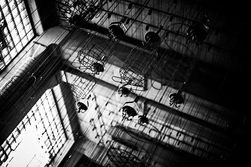 De witte kamer bij tegenlicht von Cristel Brouwer