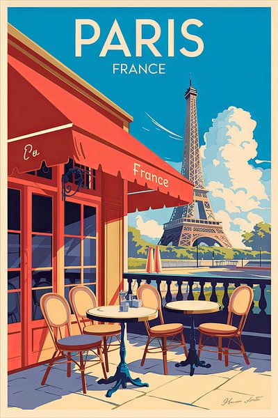 Paris, Frankreich. von Poster Art Shop