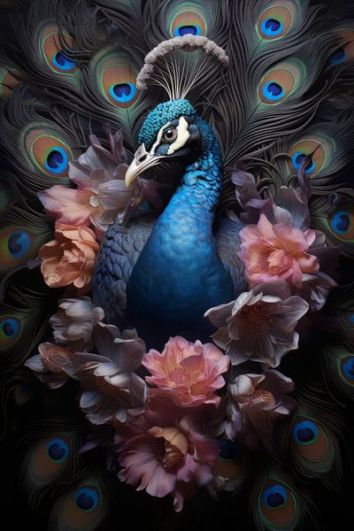 Pfau von Bernardine de Laat