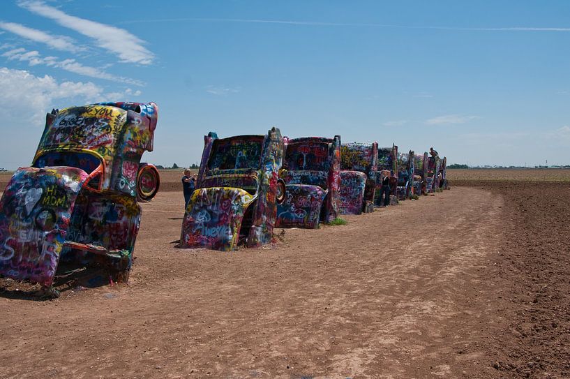 Cadillac Ranch, Amarillo TX USA von Atelier Liesjes