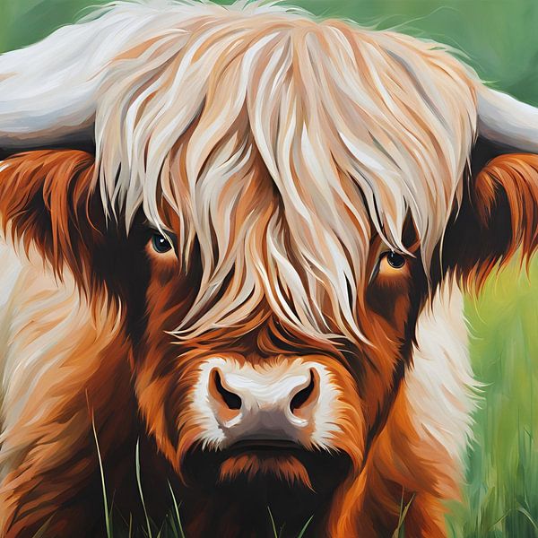 Schottischer Highlander Malerei von ComfortQ