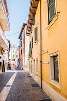 Quiet street in Peschiera, Italy