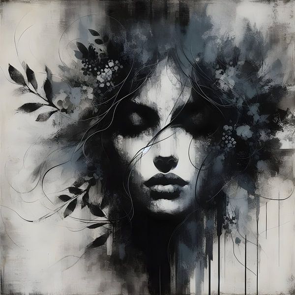 Blauer Mond von FoXo Art