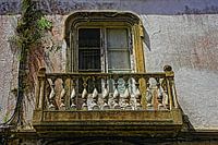 Alten baufälligen Balkon