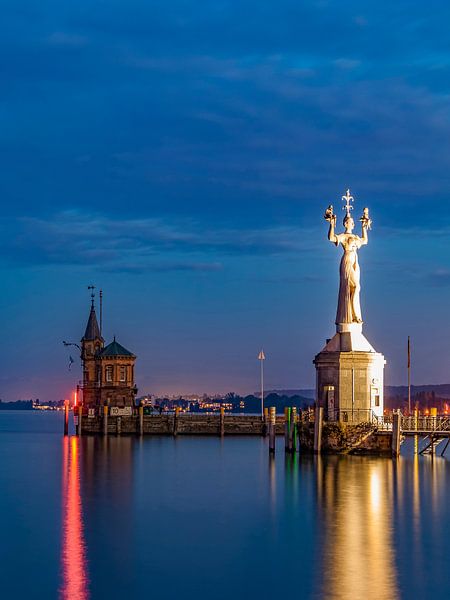 Imperia à Constance sur le lac de Constance par Werner Dieterich